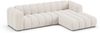 Micadoni Modulares Ecksofa Lupine 4-Sitzer Rechts Chenille Eden Helles Beige Bild 2