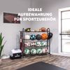 Sportball-Aufbewahrungsständer zur Aufbewahrung von Bällen, aus schwarzem Stahl Bild 2