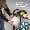 Sportball-Aufbewahrungsständer zur Aufbewahrung von Bällen, aus schwarzem Stahl Bild 3