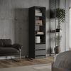 Kleiderschrank Elmo Anthrazit 50 x 200 cm Vicco Bild 3