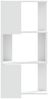 vidaXL Eck-Bücherregal 3 Böden Weiß 50x50x102 cm Holzwerkstoff 852591 Bild 5