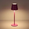 LED Tischlampe, pink, Akku, Touchdimmer, Flaschenaufsatz Bild 4