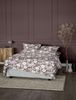 Irisette Feinbiber Bettwäsche Koala 155x220 Blumen Rosen rosa sand 8531-60 Bild 3