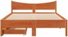 vidaXL Massivholzbett mit Schubladen Wachsbraun 120x190 cm Kiefer 3301925 Bild 4
