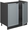 Spülenunterschrank Fame-Line Hellblau-grau 80 cm ohne Arbeitsplatte Vicco Bild 4