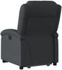 vidaXL Massagesessel mit Aufstehhilfe Schwarz Echtleder 3204266 Bild 5