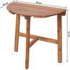 Klapptisch HWC-L19, Gartentisch Balkontisch, In-/Outdoor klappbar Akazie Holz FSC®-zertifiziert 71x70x34cm Bild 3