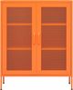 vidaXL Lagerschrank Orange 80 x 35 x 101,5 cm Stahl Bild 3