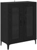 vidaXL Sideboard Schwarz Eichen-Optik 69,5 x 34 x 90 cm 880826 Bild 2