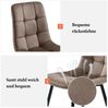 KLAM HOME Esszimmer-Set Esszimmerstuhl Set aus 4 gepolsterten Stühlen mit Rückenlehne Samt, (4-St), Metallrahmen Tischbeine mit Bodenschutz-Pads Bild 4