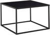 Couchtisch 60 x 60 x 40 cm Metall Wohnzimmertisch Industrial Schwarz | Sofatisch Quadratisch | Loungetisch Kaffeetisch Stahl | Beistelltisch Quadratisch Bild 2