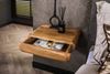 KAWOLA Nachttisch SLEK hängend Mangoholz natur 1 Schublade 10 x 35 x 45 cm Bild 4
