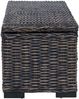 vidaXL Aufbewahrungsbox mit Speicher Schwarz 110 x 35 x 45 cm 344883 Bild 4