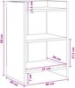 vidaXL Nachttische 2 pcs Betongrau 40 x 30 x 60 cm Holzwerkstoff 8011002 Bild 5