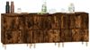vidaXL Sideboards 3 Stk. Räuchereiche 60x35x70 cm Holzwerkstoff 3185772 Bild 4