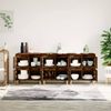 vidaXL Sideboards 3 Stk. Räuchereiche 60x35x70 cm Holzwerkstoff 3185772 Bild 3