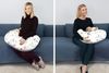 Amilian Stillkissen Lagerungskissen - Seitenschläferkissen - Stillkissen klein, für Mütter und Babys Bild 4