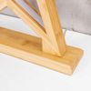 Levandeo® LED Stern, LED Stern Holz H33cm Tischlampe Bambus Weihnachten Dekoleuchte Bild 3
