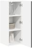 vidaXL Wandschrank PORTO 2 pcs Schwarz 30 x 31 x 80 cm Holzwerkstoff 885358 Bild 3