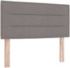 vidaXL Boxspringbett mit Matratze mit Kopfteil Taupe 80 x 200 cm Stoff 3340119 Bild 5