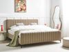 Bett mit Lattenrost Bouclé LUNAN 180 x 200 cm Taupe Bild 3