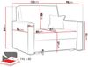 Schlafsofa Viva Star I (Farbe: Poso 05) Bild 5