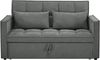 OTTO home Schlafsofa STEFFO, 159 cm, 2-Sitzer, mit verstellbarer Rückenlehne, Klappmechanismus, Feinstruktur-Bezug, natürliche Farben Bild 2