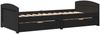 vidaXL Tagesbett mit 2 Schubladen ohne Matratze IRUN Schwarz 90x200cm 3314678 Bild 2