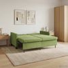 vidaXL Schlafsofa Hellgrün Stoff 42033355 Bild 1