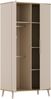YUNY by PAIDI Kleiderschrank HAZEL in Beige, inkl. Kleiderstangen und Einlegeböden (B/H/T ca. 95-130/198/52cm, mit 2 oder 3 Türen) stabiler Drehtürenschrank aus Holz, mit Soft-Close-Funktion Bild 4