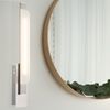LED Wandstrahler, Chrom, Glas, satiniert, H 48cm Bild 4