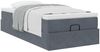 vidaXL Ottoman-Bett mit Matratze Dunkelgrau 100x200 cm Samt 3311166 Bild 5