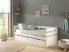 Kojenbett Karissa 211x98x77 Hochbett Massivholz+MDF Weiß/natur Bild 4