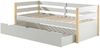 Kojenbett Karissa 211x98x77 Hochbett Massivholz+MDF Weiß/natur Bild 2