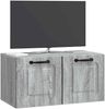 vidaXL Wandmontierter TV-Schrank Graues Sonoma 59,5 x 31 x 30 cm 899391 Bild 3