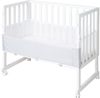 roba Stuben- & Beistellbett 'safe asleep®' - 45 x 90 cm - mit Matratze & Mesh Umrandung - Weiß Bild 4