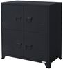 ML-DESIGN Aktenschrank Metallschrank mit Schubladen Aufbewahrungsschrank Mehrzweckschrank (1-St) Lagerschrank Büroschrank Werkzeugschrank Stahlschrank 75x40x80,5 cm Bild 5