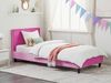 Bett mit Lattenrost FITOU 90 x 200 cm Samtstoff Fuchsia Bild 3