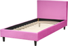 Bett mit Lattenrost FITOU 90 x 200 cm Samtstoff Fuchsia Bild 4