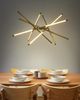 LED Hängeleuchte PALUN mit Dimmer Metall Gold Bild 3