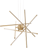 LED Hängeleuchte PALUN mit Dimmer Metall Gold Bild 4