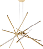 LED Hängeleuchte PALUN mit Dimmer Metall Gold Bild 5
