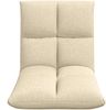 vidaXL Verstellbarer Fußsessel Creme Stoff 42028147 Bild 4