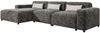 AX LIVING Couch Grau L Form Jughlio 331cm breit stilvoll & geräumig L Bild 2