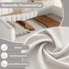 Schlafsofa mit Lattenrost und Ausziehbett, Bettfunktion, 90x200 cm/180x200 cm, Einzelbett, Polsterbett, Samt Bild 5