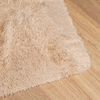vidaXL Teppich Shaggy Hochflor NAVARRA Beige 160x160 cm Polyester 4102869 Bild 4