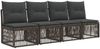 vidaXL Gartensofa-set 13 pcs Grau Poly-Rattan 3436166 Bild 4