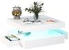 radelldar Couchtisch mit LED-Beleuchtung, 2 Schubladen und verdecktem Stauraum (1-St), Wohnzimmertisch matt 78x78x40 cm Bild 4