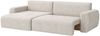 Kaiser Möbel Ecksofa mit Schlaffunktion und Bettkasten Ariel L Cord-Sofa aus Stoff Poso, mit Schlaffunktion,großzügige Liegefläche,pflegeleichter Cordstoff Bild 3