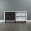 Trendteam 'Evolution' TV-Lowboard Click System, Holz weiß / wenge Lack, 136 x 70 x 36 cm Bild 3
